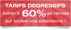 Tarifs dégressifs